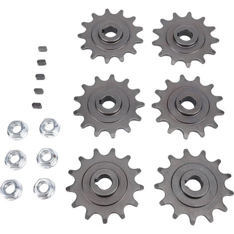 Jeu de 6 Pièces de Moteur 13T, 47cc 49ccirtikes et Vtt, Construction, Complet avec écrous et Remplacement Keysasy (1/5)