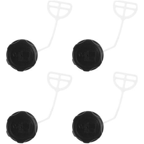 Juego de 4 tapas de tanque de gasolina para accesorios de cortacésped y motosierra compatibles con 40-5 Pa6 Material resistente al desgaste Reemplazo sólido para jardinería y (1/5)