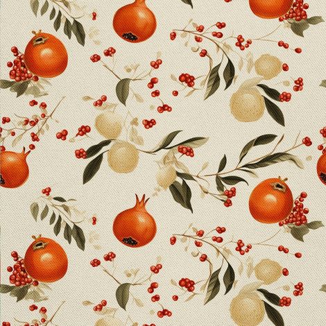 Tela decorativa para exteriores Oxford - Motivo frutal  DX6961 (1/5)