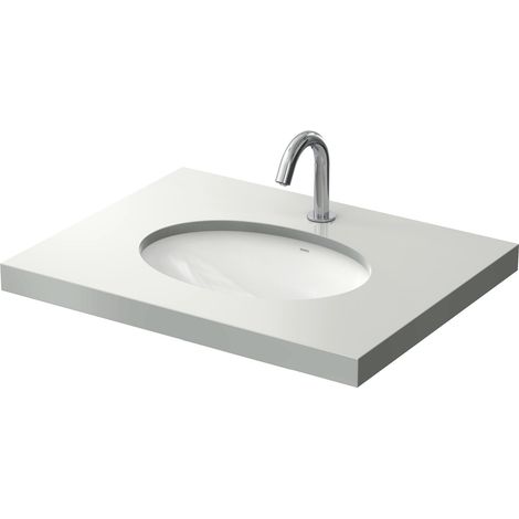 Lavabo bajo encimera TOTO WU, sin agujero para grifo, con