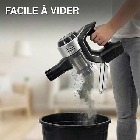 Aspirateur Balai sans Fil, à Main, sans Sac, Noir (1/4)