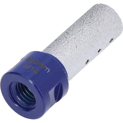 Fraise diamantée M14 pour carrelage céramique dur 20mm, brasage sous vide (1/5)