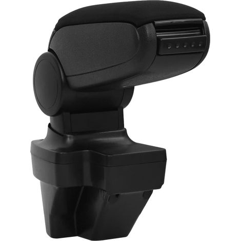 Accoudoir de voiture noir 15x35x(33-49,5) cm ABS