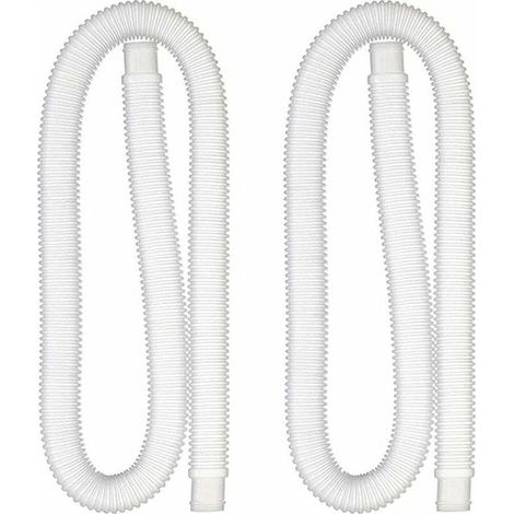 Tuyau de piscine, tuyau de rechange pour piscine, tuyau de rechange pour piscine, compatible avec les pompes INTEX 2 pièces, En (1/4)