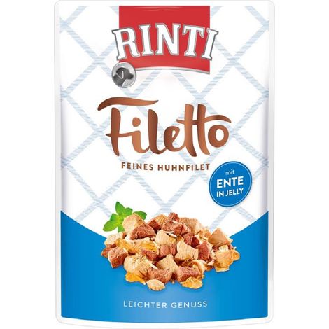 Rinti Filetto Hähnchenfilets in Gelee - 100g Beutel - mit Ente 100g