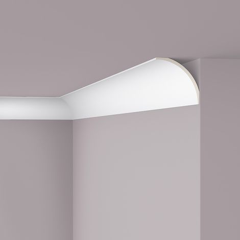 Cornisa NMC AD24 ARSTYL Noel Marquet Moldura decorativa Perfil de estuco diseño atemporal clásico blanco 2 m