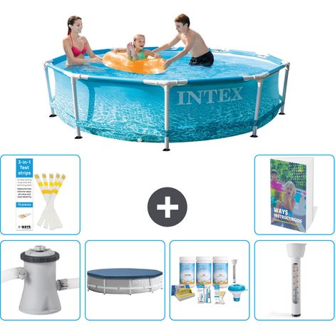 Frame Pool Rund - 305x76 cm - 7-teilig S226