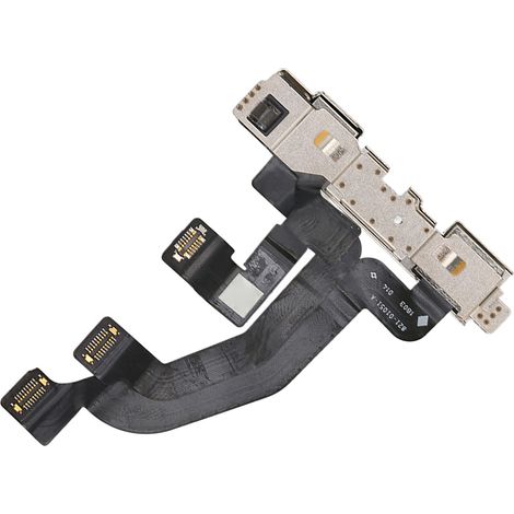 Câble de caméra avant de remplacement facile en métal ABS pour iPhone X, compatible avec les appareils d'assistance.