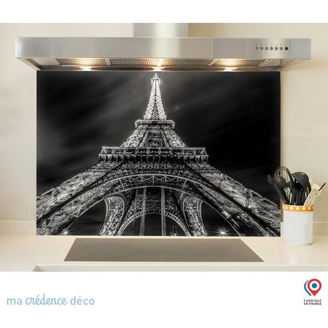 Fond de hotte : Tour eiffel - Alu composite - 70 cm - 60 cm (1/5)