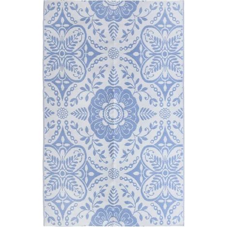 Tapis d'extérieur ARAKIL, bleu ciel, 190 x 290 cm, PP