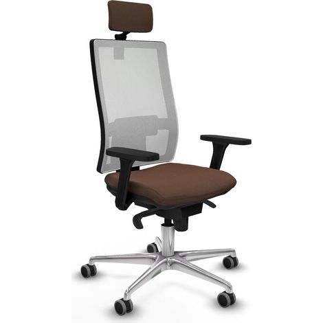 Piqueras y Crespo Chaise Ergonomique Moderne Marron Foncé (1/3)
