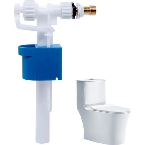 Robinet flotteur chasse d'eau WC universel G3/8 G1/2 réglable (1/5)