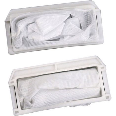 Bolsa de filtro de 2 piezas para lavadora - 10,2 x 4,7 cm