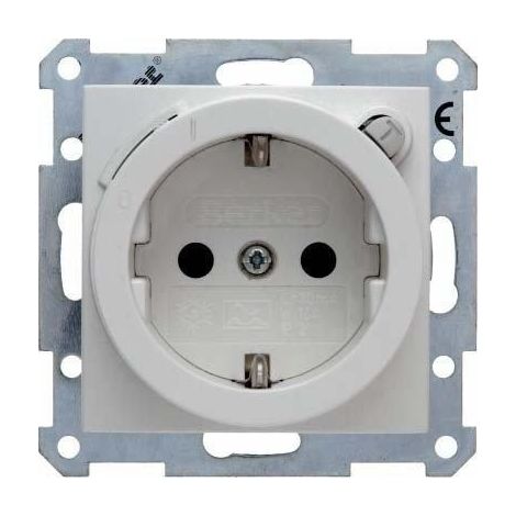 Berker Enchufe Schuko FI blanco 16 A 250 V moderno