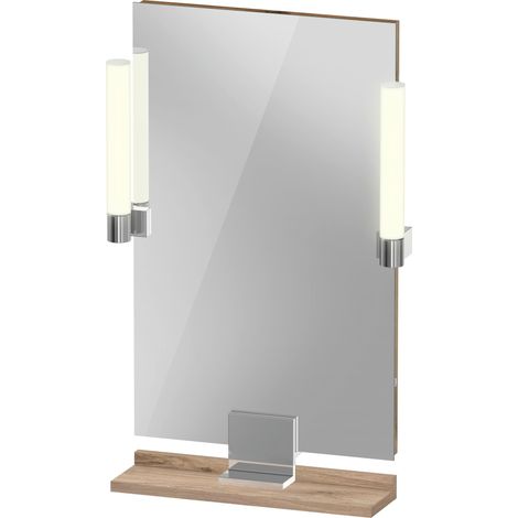 Duravit Sivida Spiegel, chrom, 450x36x650mm, Aufsatzleuchte, (1/5)