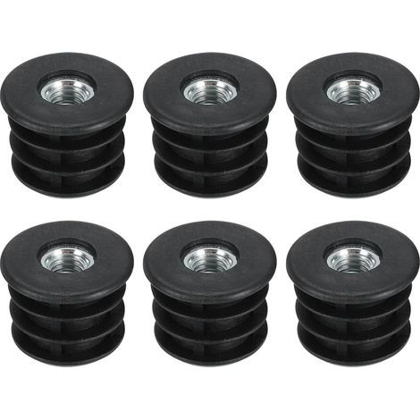 Embouts de tubes ronds ST avec filetage M8, pour tubes ronds de 25 mm/0,98\ (1/5)