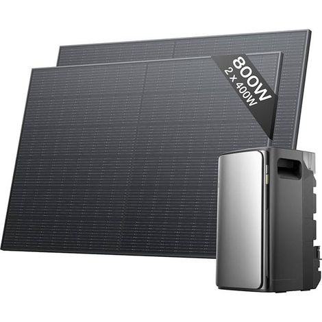 EcoFlow STREAM Pro, Batteria Solare Plug-In 1.92 kWh, Sistema Ibrido Intelligente, IP65