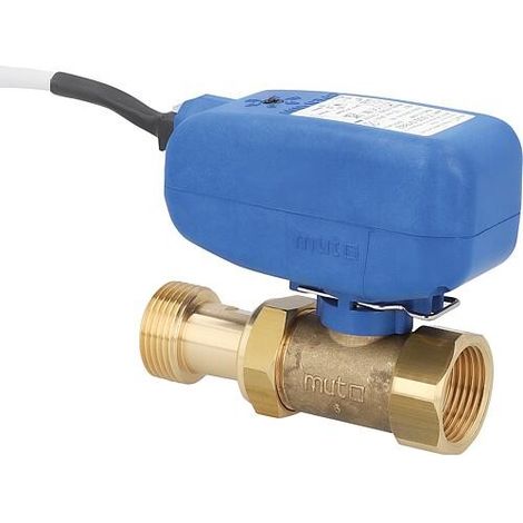 Vanne à bille électrique MUT TMO 2 voies, commande SPST 230 V, DN 20(3/4") AGxIG (1/2)