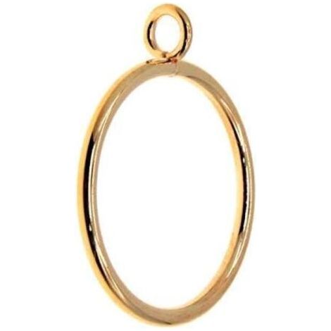BUNTHAUS Gold,20PCs Curtain Rings, Drapery Curtain Rings with Eyelet 1.77 inch Inner Diameter Metal Roman Drape Sliding Hanging Rings for Rods Hanger Accessories. (1/5)