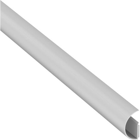 D-Line, Mini CableTraC, Copertura per cavi diffusa, Soluzione per gestione dei cavi di colore bianco, Soluzione per copertura cavi PC versatile - 30 mm (l) x 15 mm (H) x 1 metro (L) - Bianco (1/5)