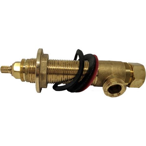 Ricambio parte grezza con vitone per rubinetteria Da Da Zazzeri 4700-B105-A00-0000 (1/2)