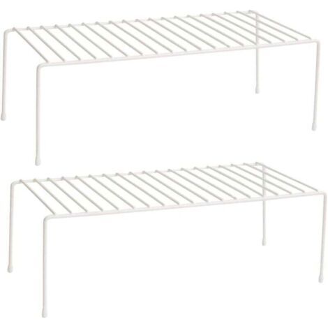 Lot de 2 Étagères de Rangement pour Placard de Cuisine Organisateur Modulable (1/4)