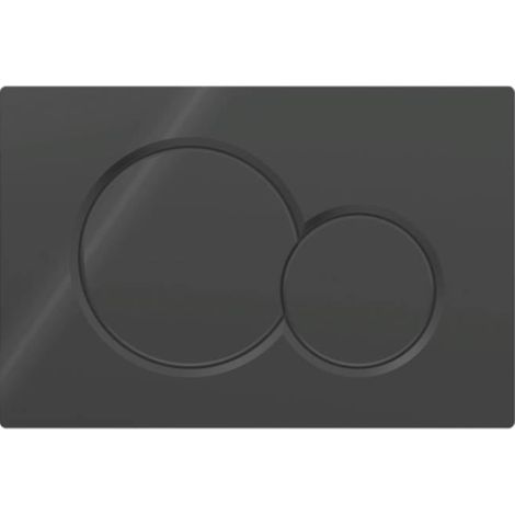 Gilt für Geberit Sigma01 Betätigungsplatte für 2-Mengen-Spülung: Tiefschwarz RAL 9005 (115.770.DW.5)