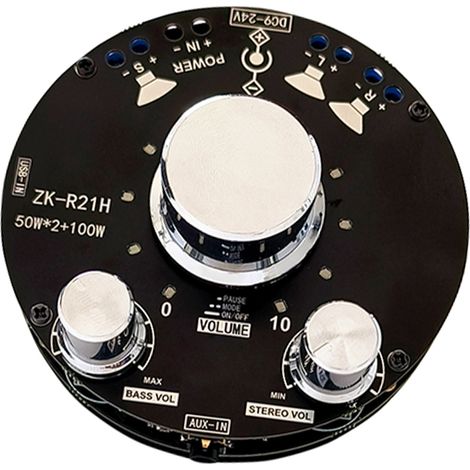 Bluetooth-Verstärkerplatine mit Lautstärkeanzeige 2.0/2.1-Kanal, anpassbare Leistungsverstärkerplatine für Zuhause (1/5)