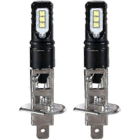 Kit de 2 ampoules LED H1 6000K blanc ultra-brillant 6000 lm pour phares avec feux de jour (feux de route) OS (1/5)