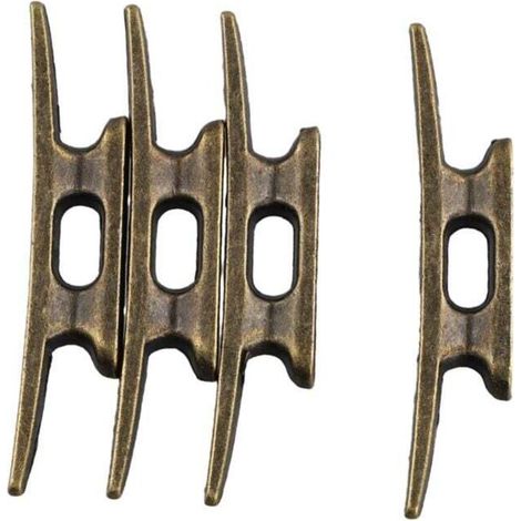 Taquet de Quai Bateau 4 Pouces pour D'Amarrage en Fonte HôTe Bronze Adapté au DéCor Maritime Lac Plage Nautique, PièCes