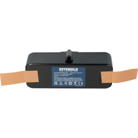 EXTENSILO Batterie compatible avec iRobot Roomba 615, 616, 621, 612, 614, 618, 620, 625, 630, 650, 651 aspirateur (6000mAh, 14,4V, Li-ion)