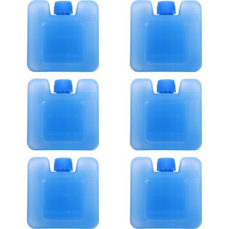 Lot De 6 Blocs De Glaçons Réutilisables Pour Ventilo Climatiseur Pour Ventilateur Portable Et Refroidisseur D'Air Pack De Glace Durable Pour Usage Maison Bureau ExtéRieur 7X7X3Cm (1/5)