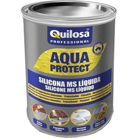 Flacone da 1 kg di silicone liquido grigio ms 03061/01313 quilosa (1/2)