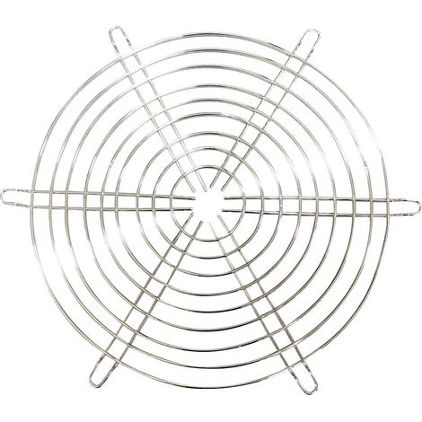 TRU COMPONENTS Grille de ventilation 1 pc(s) (l x H) 220 mm x 220 mm acier (1/2)