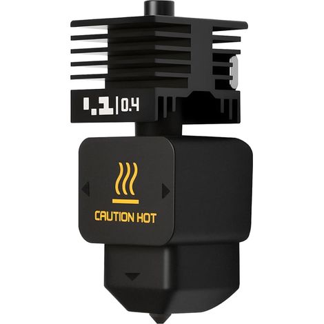 Kit hotend H2D de mise à niveau 0,4 mm, tête d'impression 3D, bloc chauffant d'extrémité chaude, avec buse en acier trempé de 0,4 mm et chaussettes en silicone pour H2D, A1/A1 Mini (1/5)