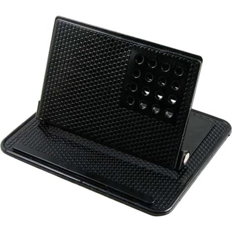 Support Téléphone Voiture Silicone Ajustable Rotation Antidérapant pour GPS et Smartphone Tapis de Tableau de Bord Multifonction Compatible Voiture Bureau Maison (1/5)