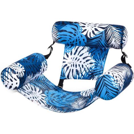 Flotteur Piscine - 76 x 35 x 60 cm - Gonflable avec Pompe Air - Pour Adulte en Extérieur Plage ou Jardin - 1 Pièce (1/5)