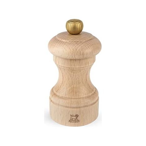 Peugeot Madera Natural Molinillo de Sal Manual 10 cm