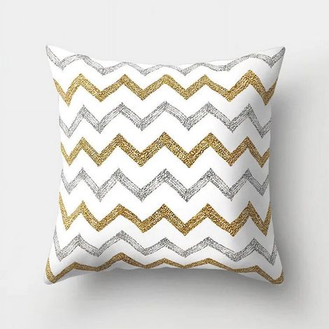 Housse De Coussin - Coton Lin - Double Face - Pour Canapé Chaise Lit Voiture Intérieur Extérieur - 40x40 cm (1/5)