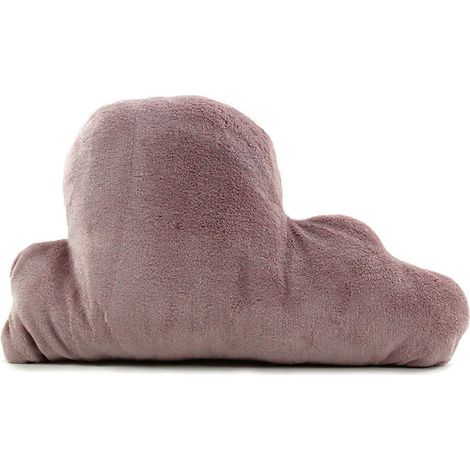COMETE - Coussin extra-doux en forme de nuage rose 27x44 (1/4)