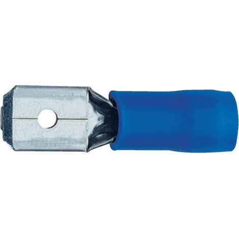 Klauke klau flachstecker830 1.5-2.5qmm blau