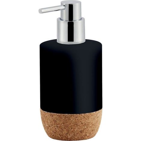 Distributeur de savon céramique Odemira, noir