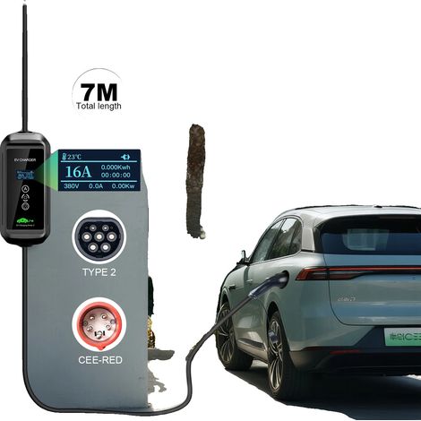 Chargeur EV, Design Portable, Capacité de Charge Rapide, Type2 (1/5)