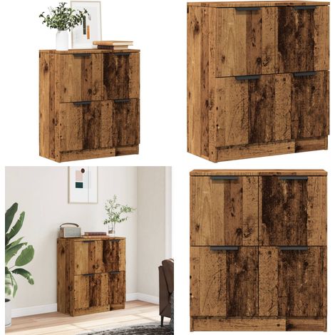 vidaXL Sideboard Altholz-Optik 60x30x70 cm Holzwerkstoff (1/5)