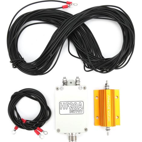 Antenne extérieure HF20A pour station radio, analyseur de spectre ondes courtes 1-530 MHz, accessoire bande complète.