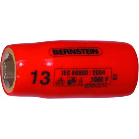 Bernstein Tools for Electronics 16-498 VDE Außen-Sechskant VDE-Steckschlüsseleinsatz 22 mm 3/8