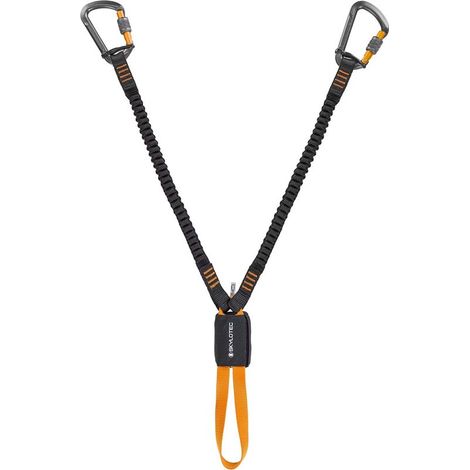 Cordón de seguridad SKYLOTEC Averau para vía ferrata - negro/naranja