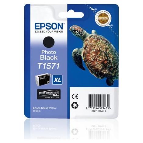 Epson Turtle T1571 cartouche d'encre 1 pièce(s) Original Photo noire