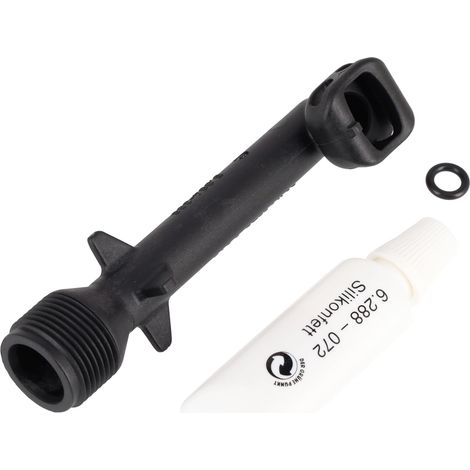 1 - Raccord Coudé - Accessoire Nettoyeur Haute Pression - Compatible Karcher K1 K2 K3 - Pour Tuyau Et Lance - Noir - 5x3cm (1/5)
