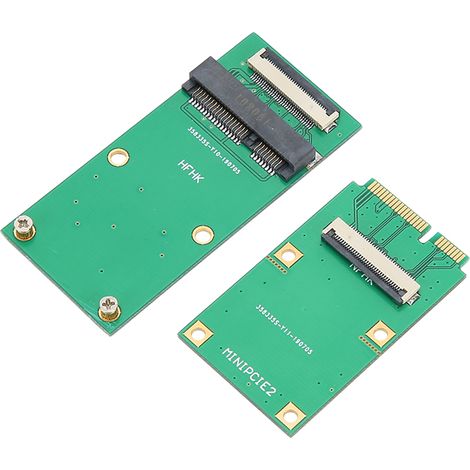 Carte Mini PCIe Wi-Fi sans fil verte ABS mSATA SSD SATA Mini PCIe Câble d'extension SSD Mini PCIe (1/5)